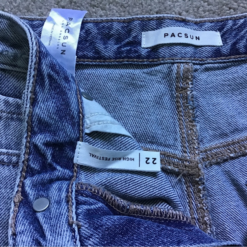 PacSun High Rise Waist 22 Shorts